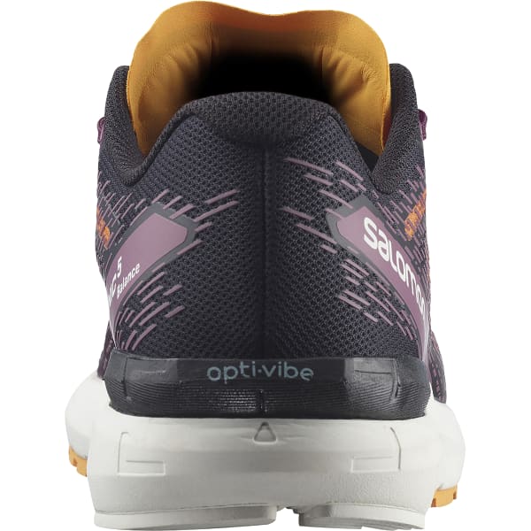 Chaussure running SALOMON SONIC 5 BALANCE W WINE/BLACK/BLAZING ORANGE