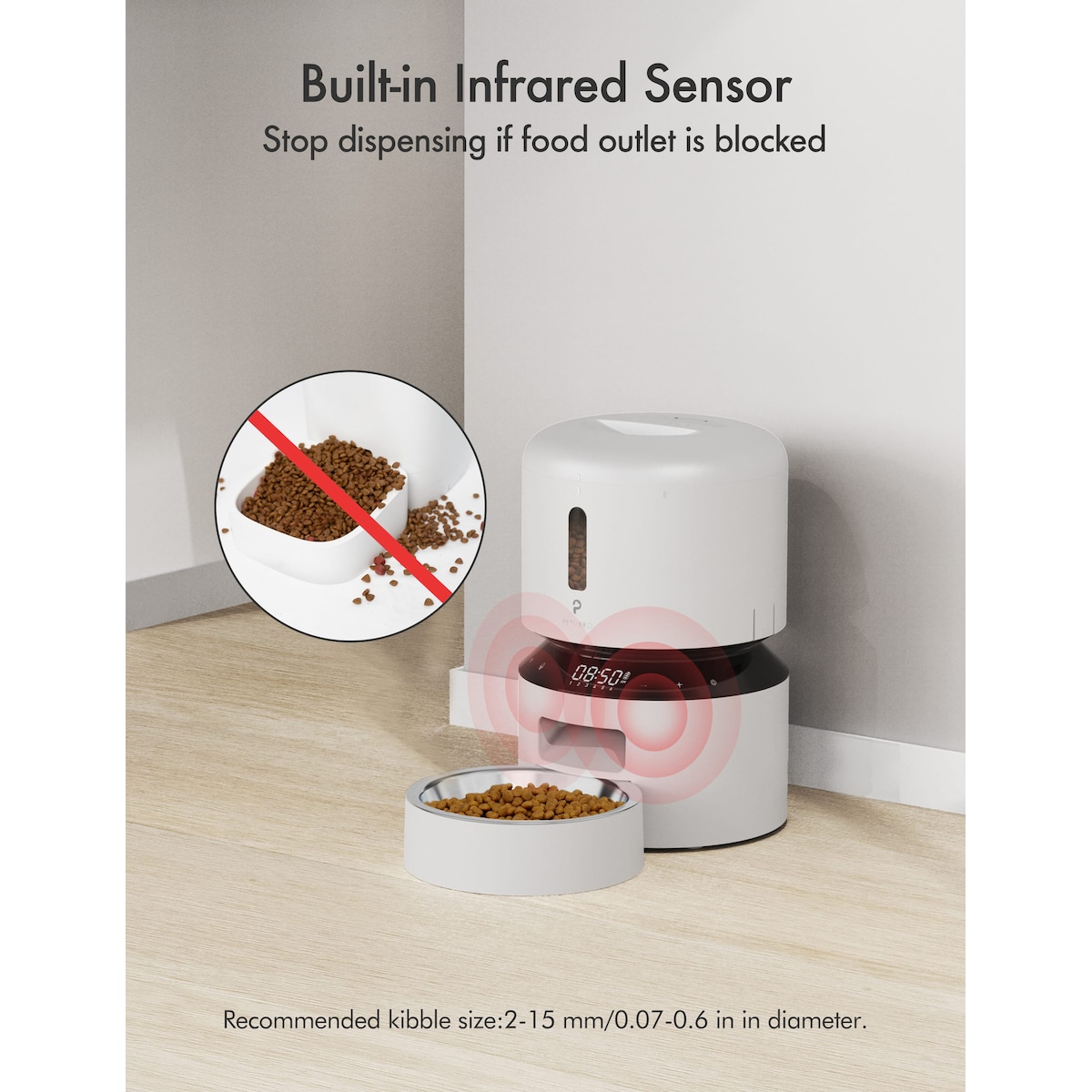 Petlibro Granary automatisk kattemater 3L (hvit)