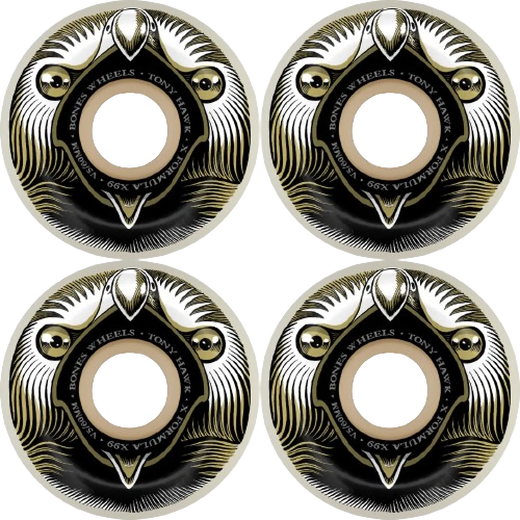 Bones Tony Hawk Skateboard Hjul 4-Pak | SkatePro