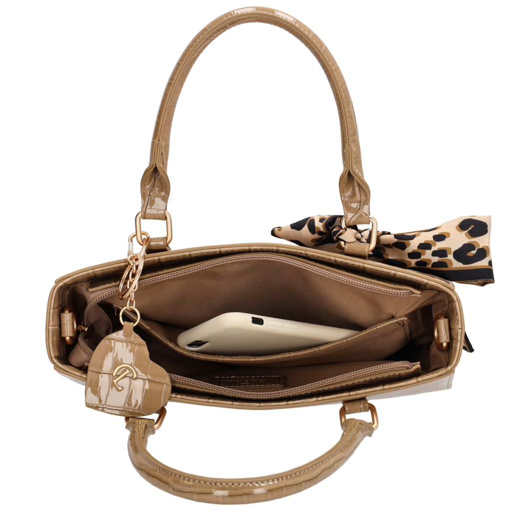 Charm London Knightsbridge Handtas M Taupe
