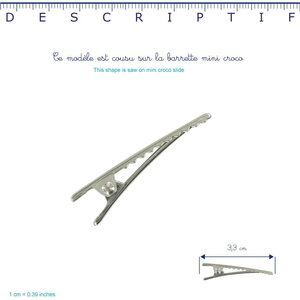 Petite Barrette Croco Crp34