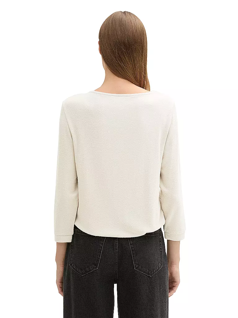 TOM TAILOR Langarmshirt beige