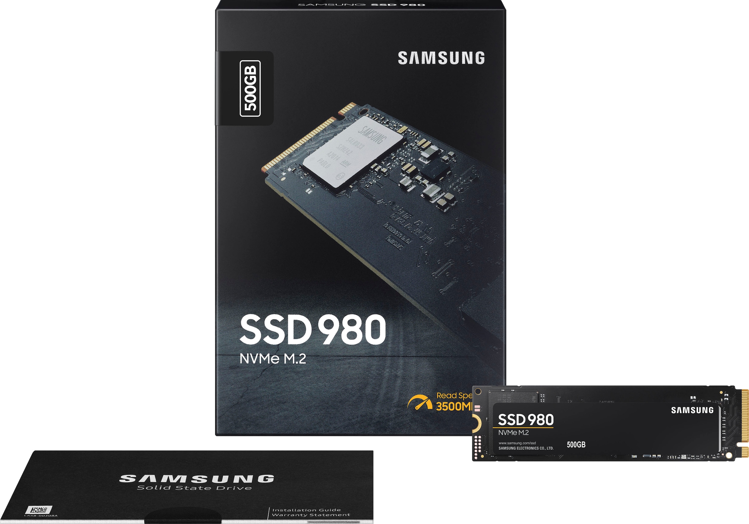 Samsung interne SSD »SSD 980« 500 GB Anschluss M.2 PCIe 3.0 NVMe