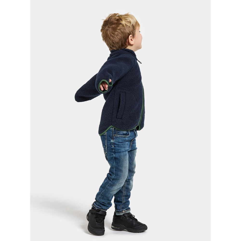 Køb Didriksons Navy Gibbs Kids Fullzip Fleece Jakke 2 | Luksusbaby