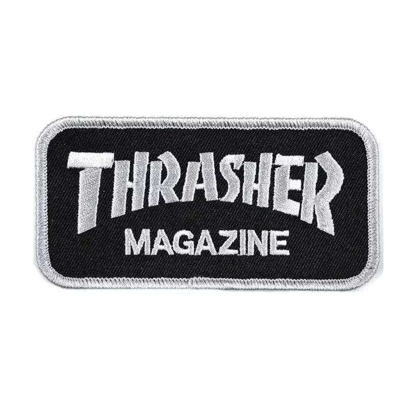 Promotion THRASHER patch logo grey black