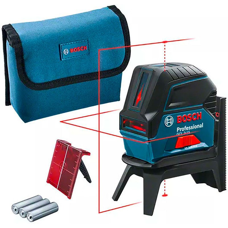 Laser Combiné Bosch Professional GCL 2-15 + Support RM 1