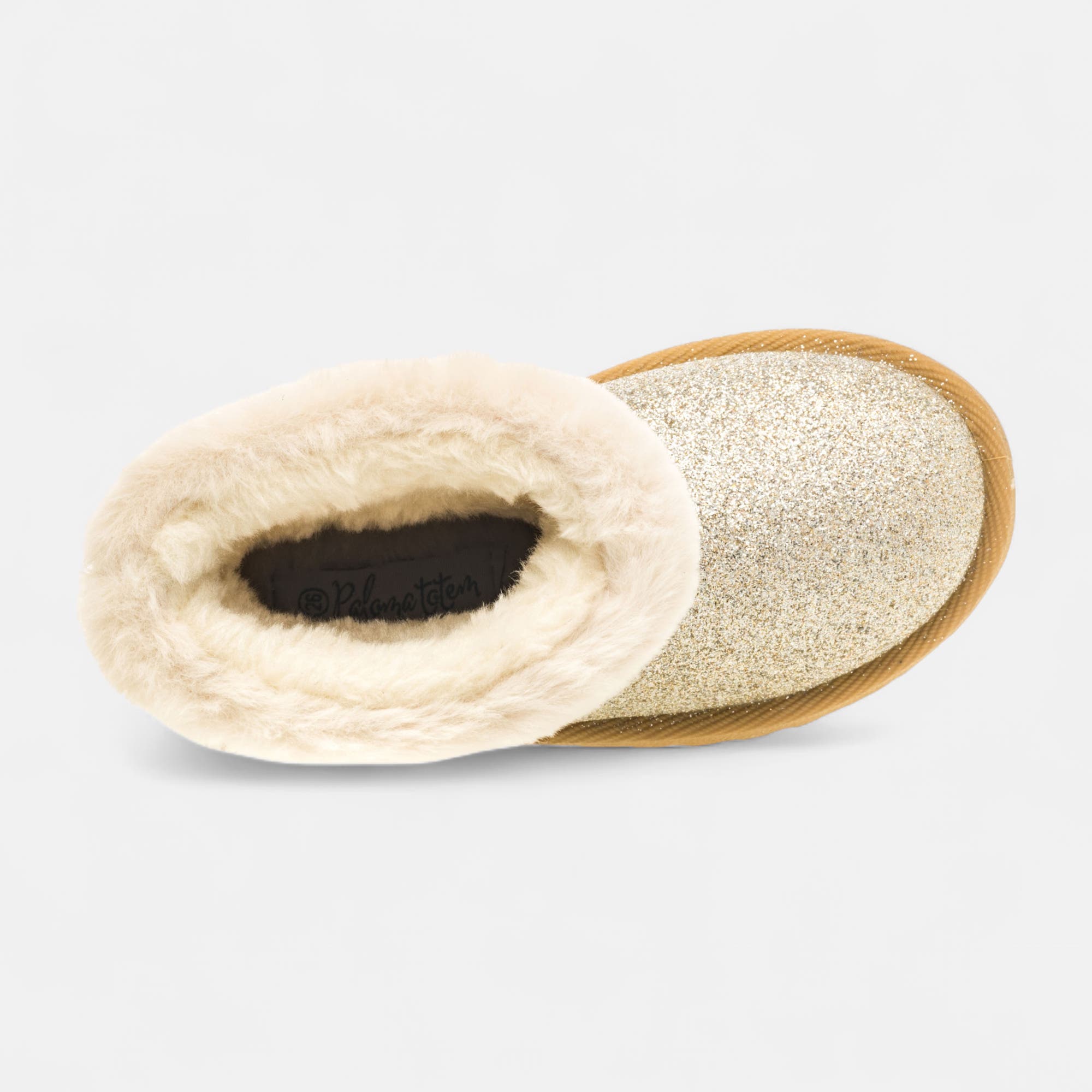 Bottines Fille or