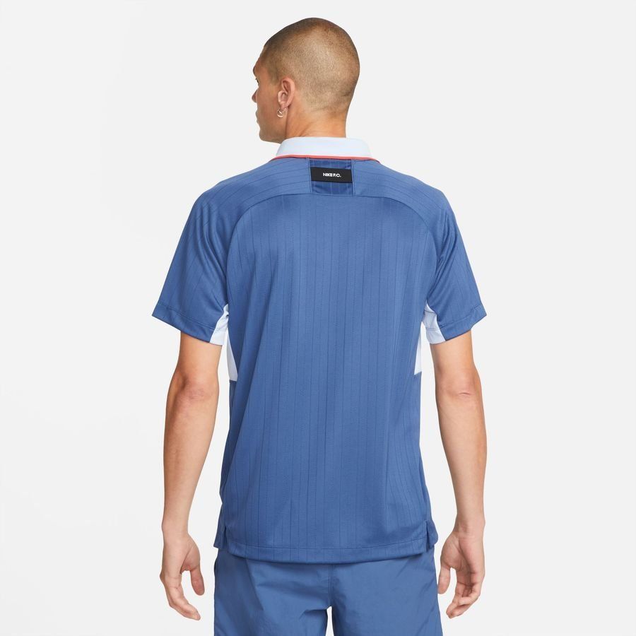 Nike F.C. T-Shirt Dri-FIT Tribuna - Bleu Marine/Bleu Marine/Blanc