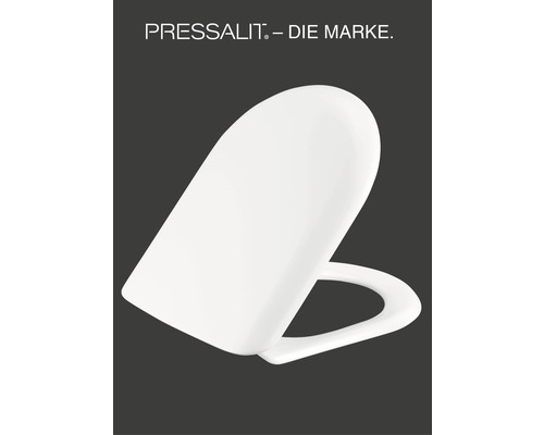 PRESSALIT toiletzitting in edelweiss, compatibel met V&B Magnum