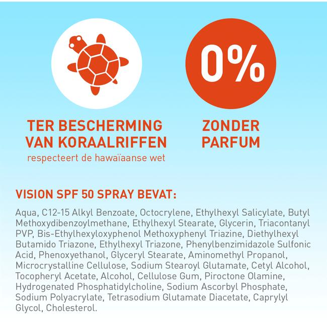 Vision Zonnebrand SPF 50 Spray