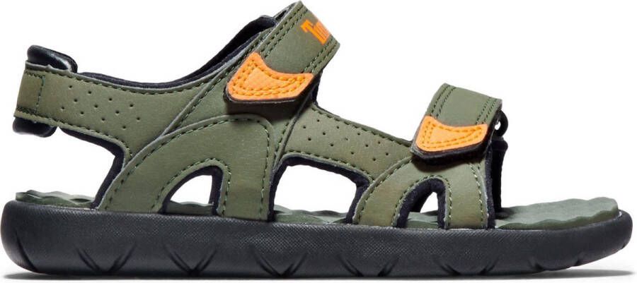 Timberland Kid's Perkins Row 2-Strap Sandal Sandalen olijfgroen