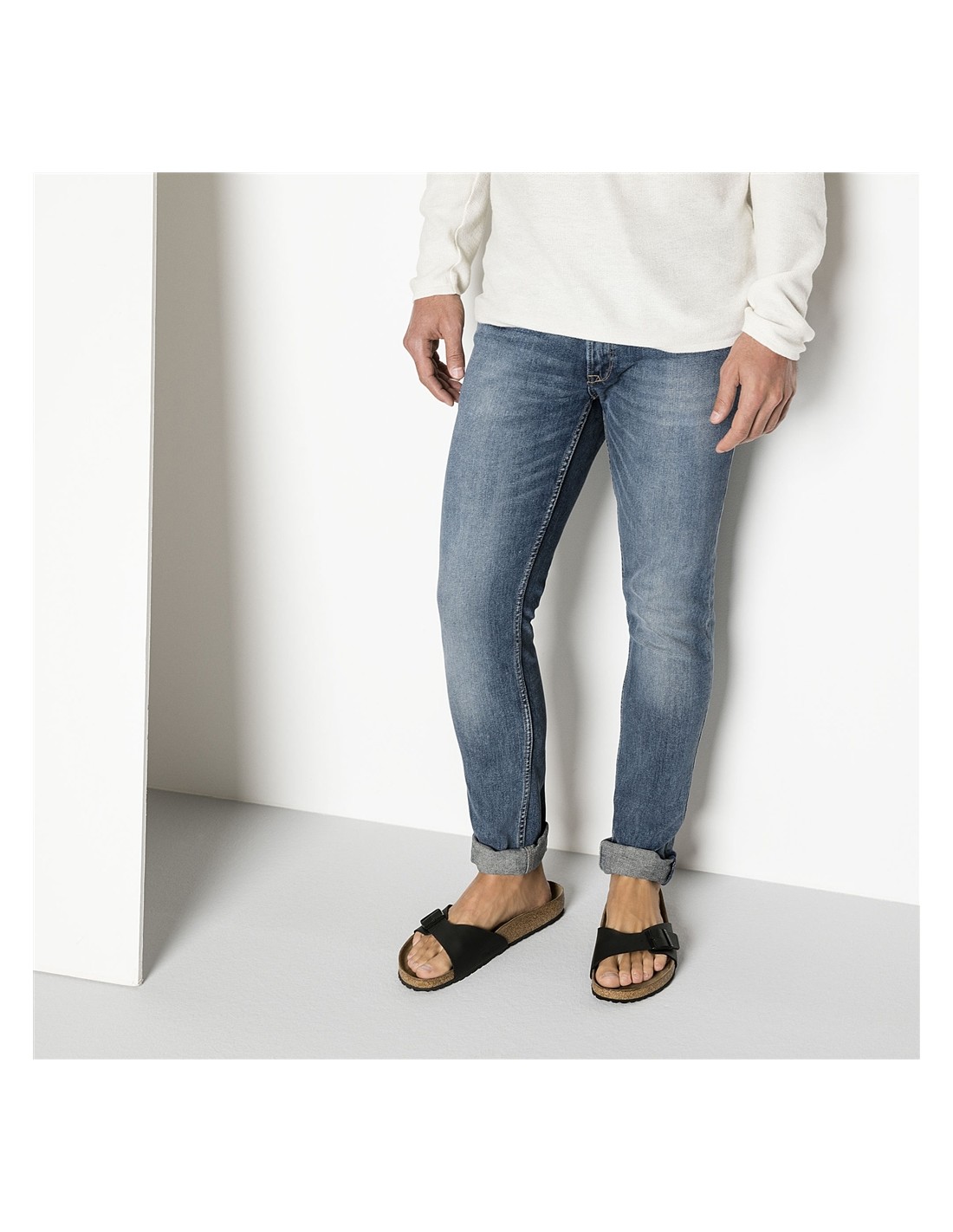 birkenstock Claquettes homme madrid noir