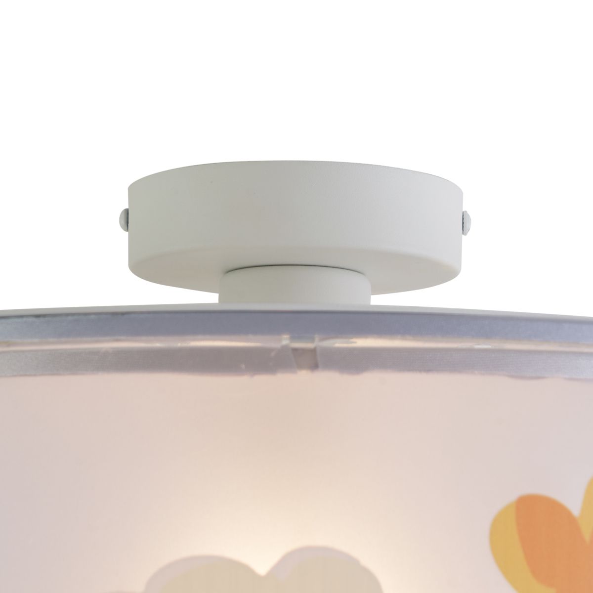 Kinder plafondlamp wit met bloemen - Harrie between Flowers