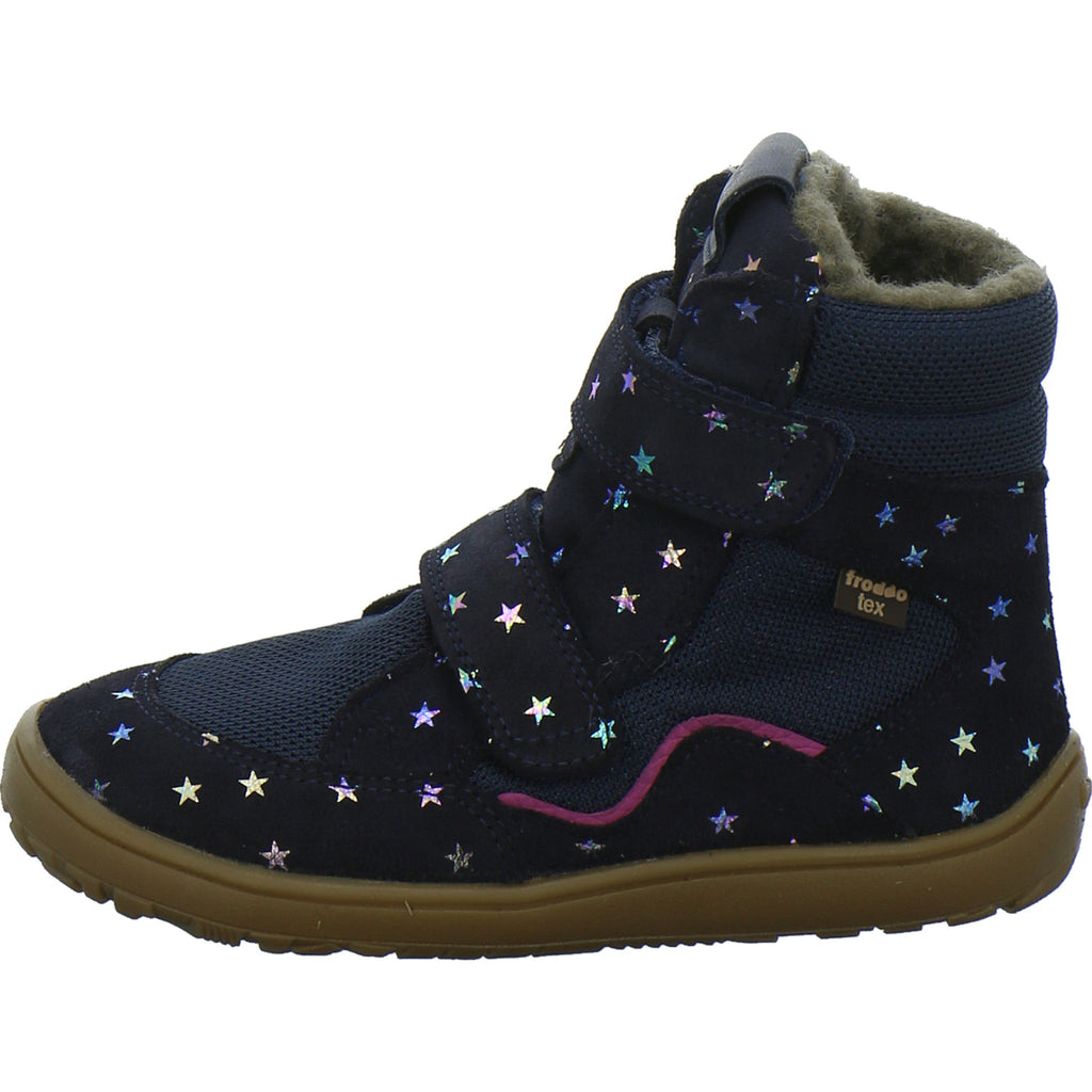 Froddo Winterschuhe Mädchen Barefoot Blau-kombi