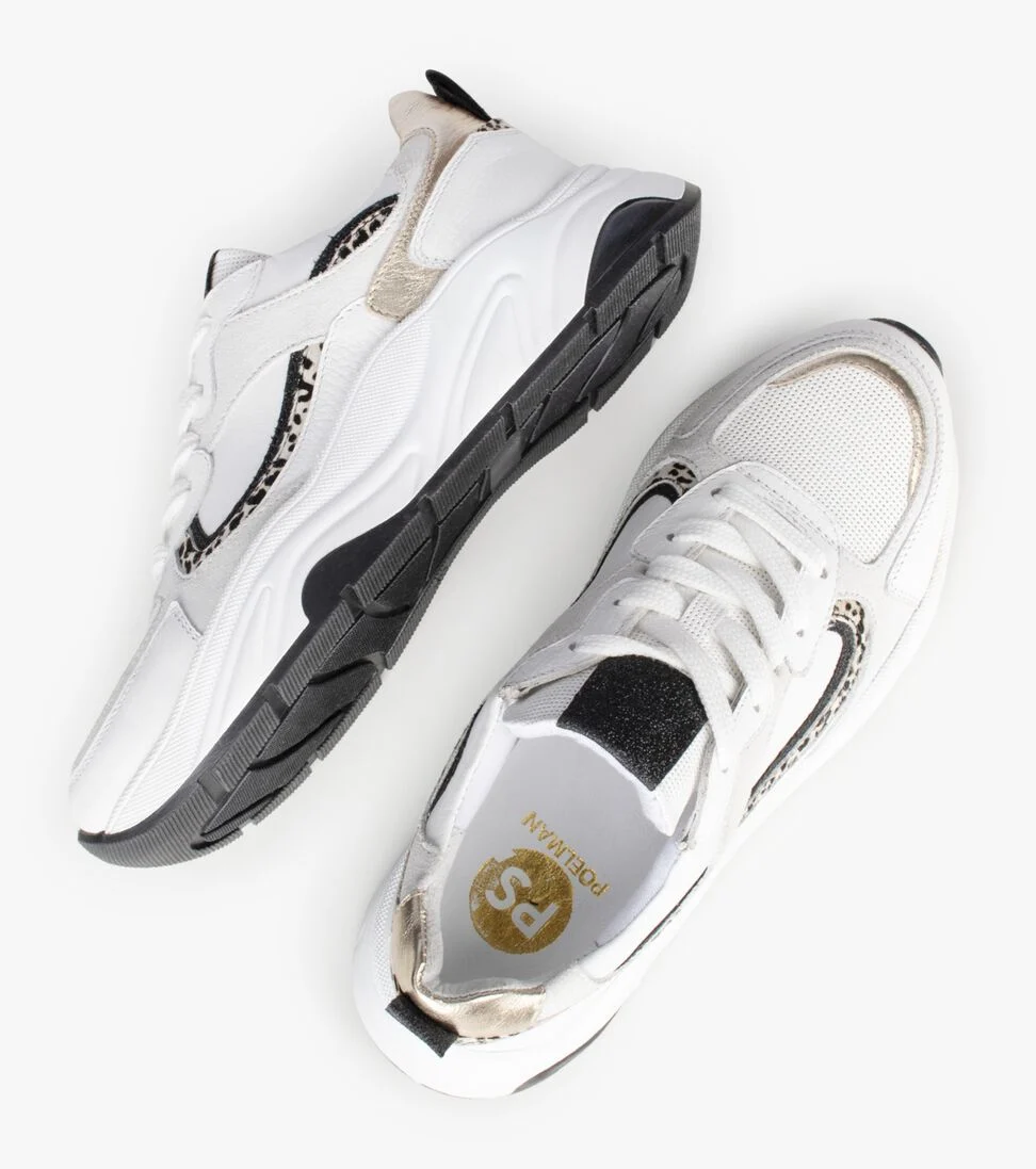 PS POELMAN witte ps poelman lage sneakers iva