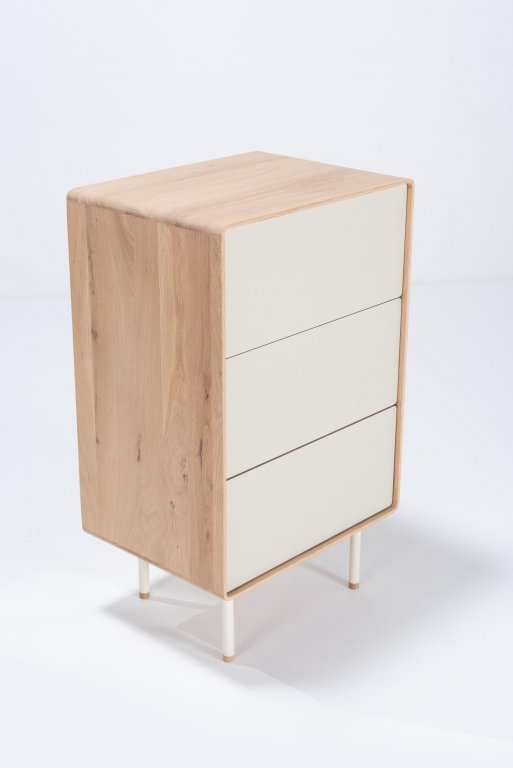 Gazzda Fina ladekast 60x45 whitewash/wit