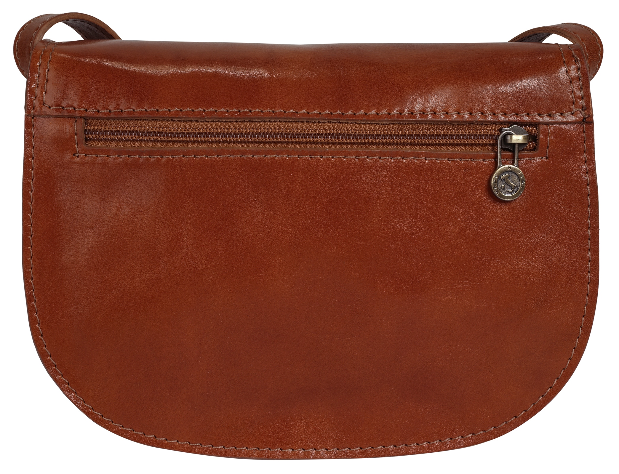 Piké Umhängetasche echt Leder, Made in Italy