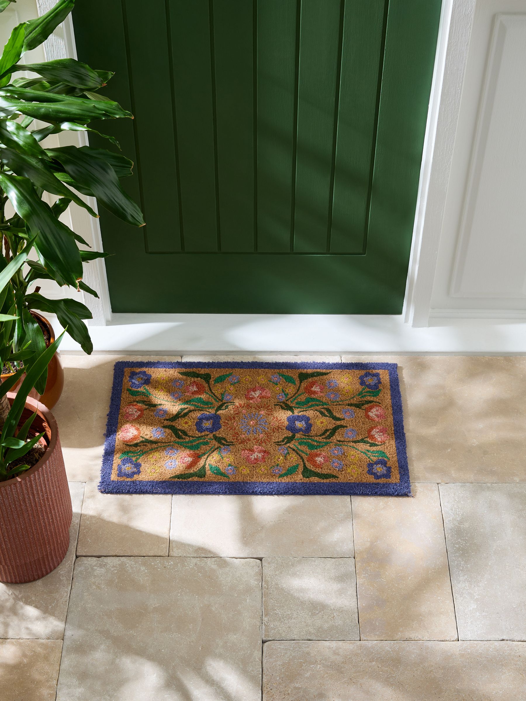 Bettie - Deurmat met bloemenprint