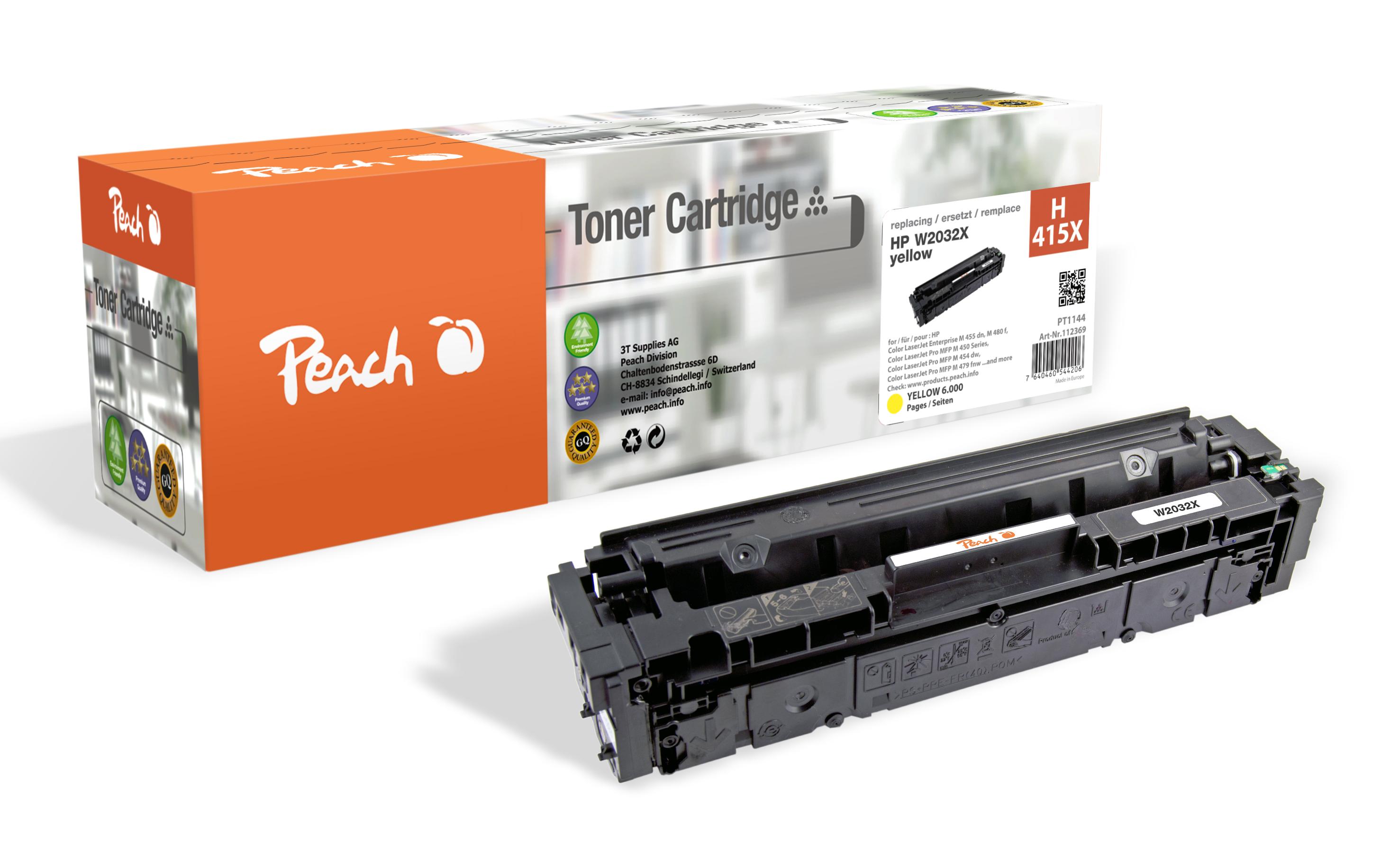 Toner HP Nr. 415X / W2033X Yellow<br>Druckerpatrone: Gelb