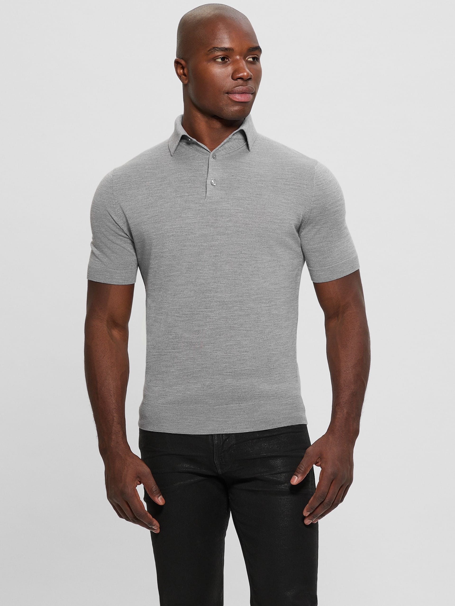 Suéter polo de lã Fred