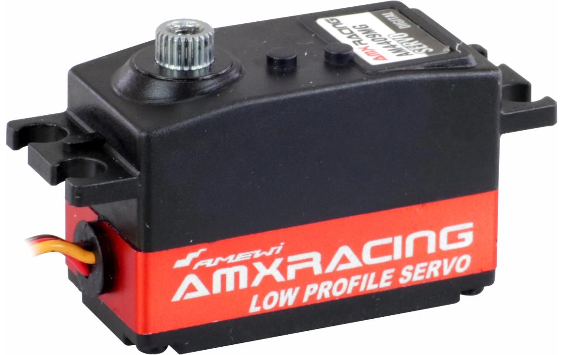 Low Profile Servo AM4409MG 9.2 kg, 0.11 s, DigitalDigital Low Profile Servo in der Standardgrösse mit 9 kg Stellkraft an 6 V