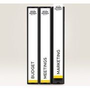 Etiquette à insérer pour dos de classeur