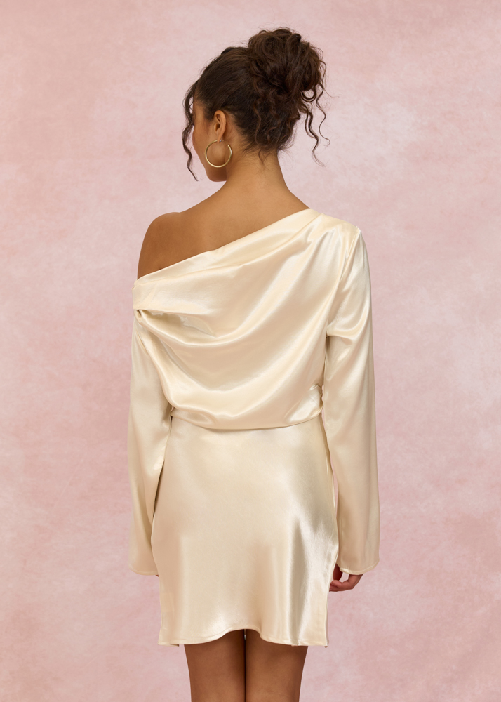 Rose jurk lichtgeel