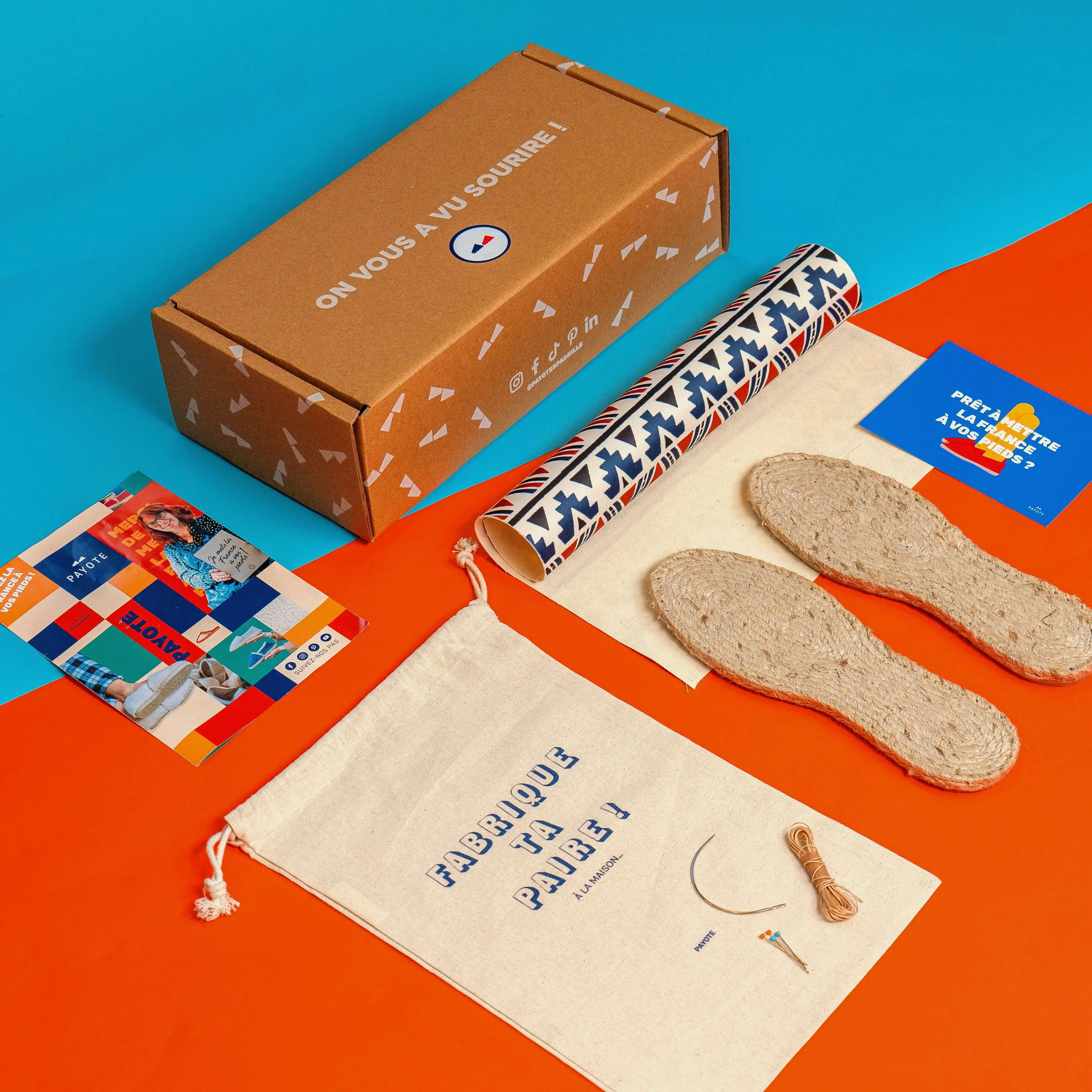 Kit Fabrique ton espadrille PAOLA
