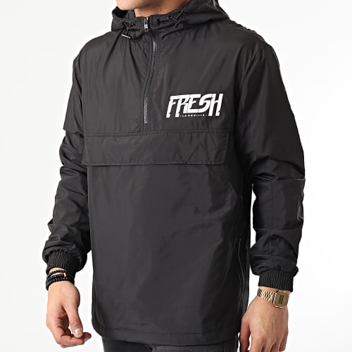 Coupe-Vent Logo Noir Blanc