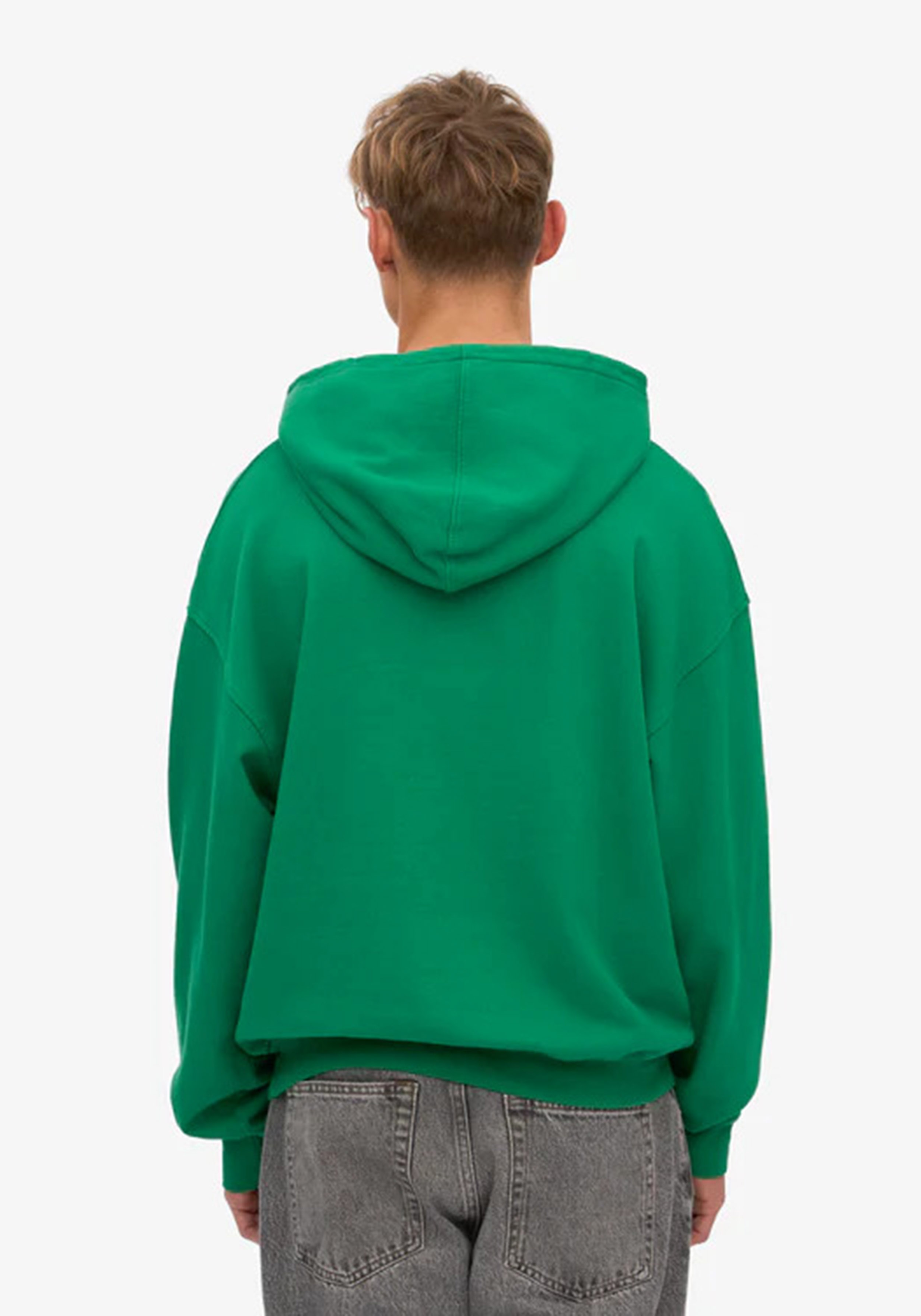 Colorful Standard Oversized Hoodie Kelly Green