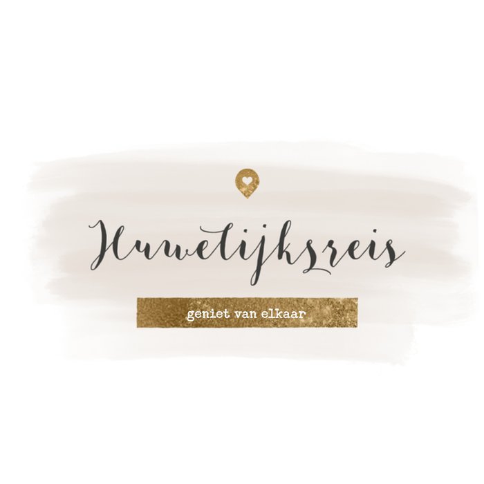Greetz | Huwelijkskaart | Huwelijksreis tekst