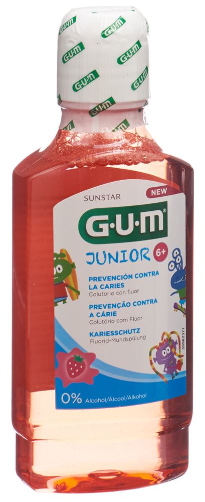 GUM Junior Mundspülung<br>300 ml, Flasche, ab 6 Jahren