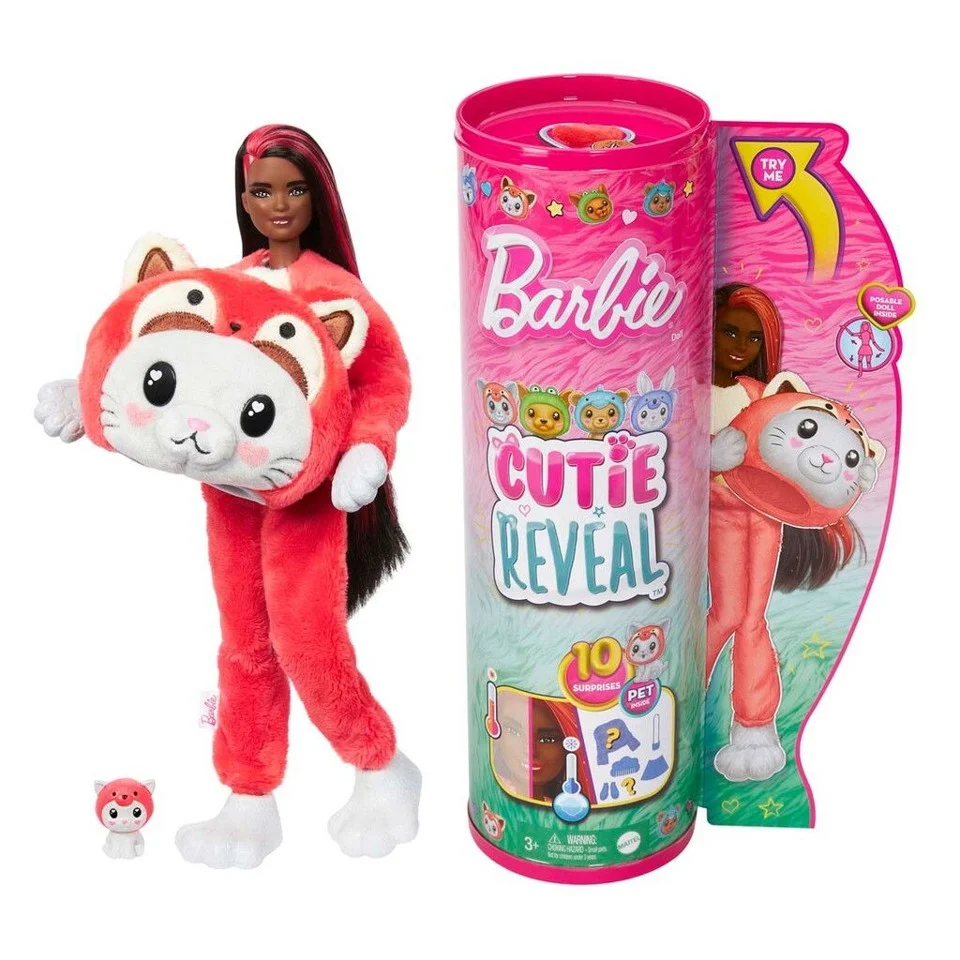 Barbie - Cutie Reveal-kostume - Kitty Red Panda