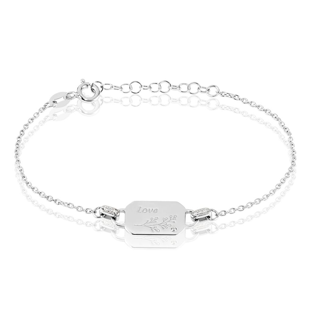Bracelet Lenus Argent Oxydes De Zirconium