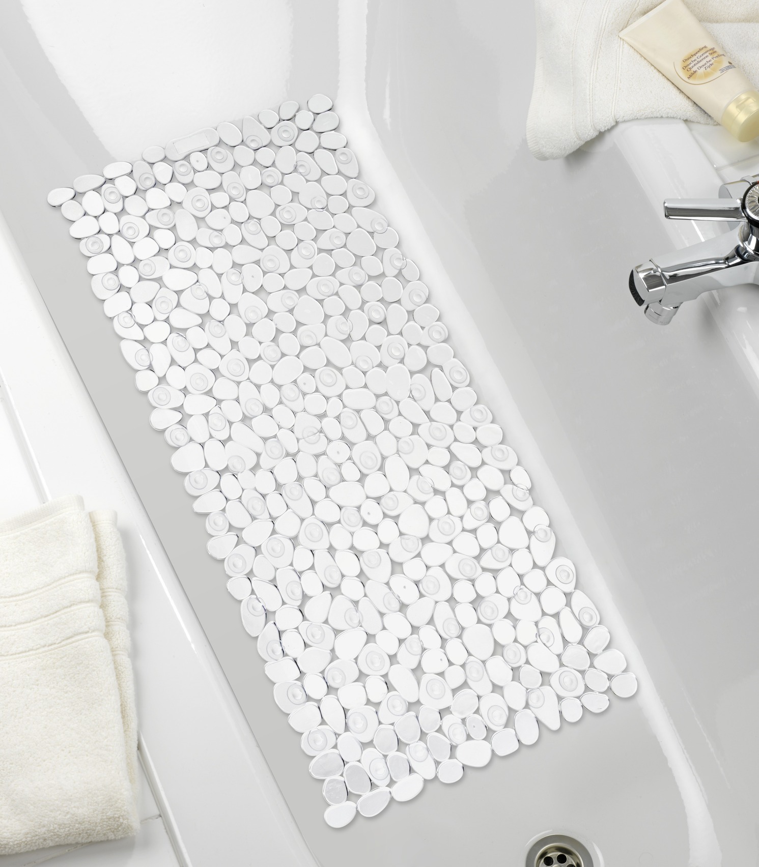Wenko Paradise anti-slip badmat 71x36cm transparant