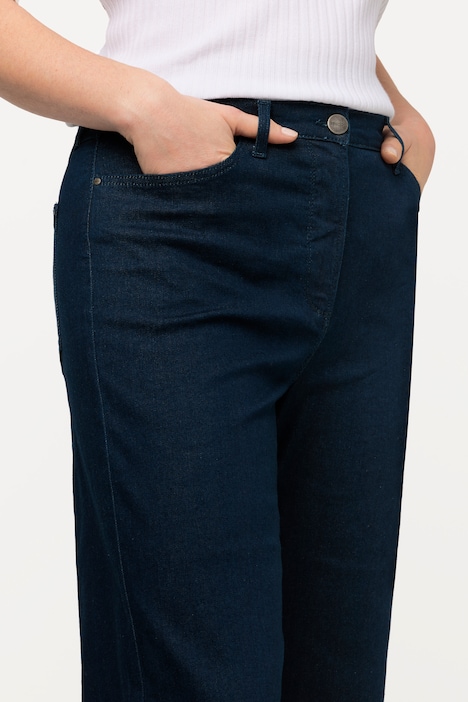 Jeans, weites, gerades Bein, Stretchkomfort