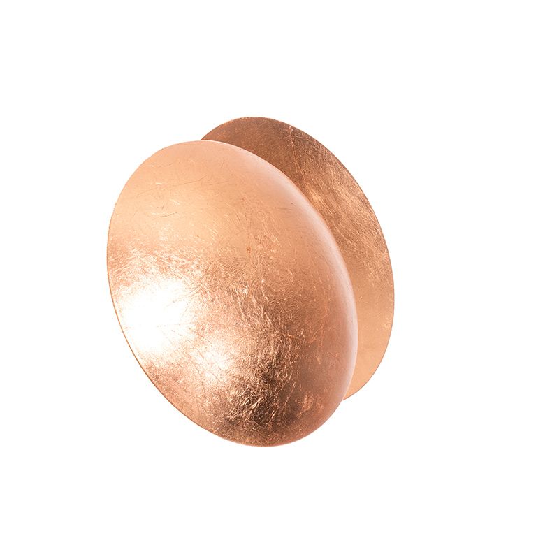 Moderne wandlamp koper rond 20cm - Sunrise