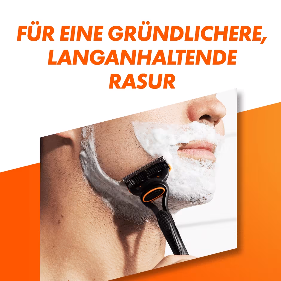 Fusion5 Rasierer Herren Nass Rasierer mit 5-fach Klinge / Präzisionstrimmer - Schwarz