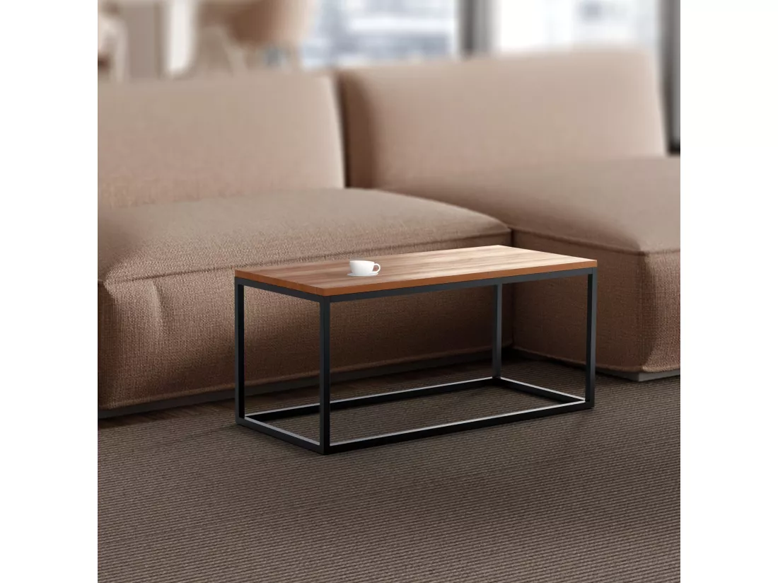 Table d'appoint - carré - Bois - 100 x 45 cm - Chêne - Manteo