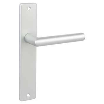 Gamma deurkruk set Berlijn recht blind schild ANOX aluminium mat