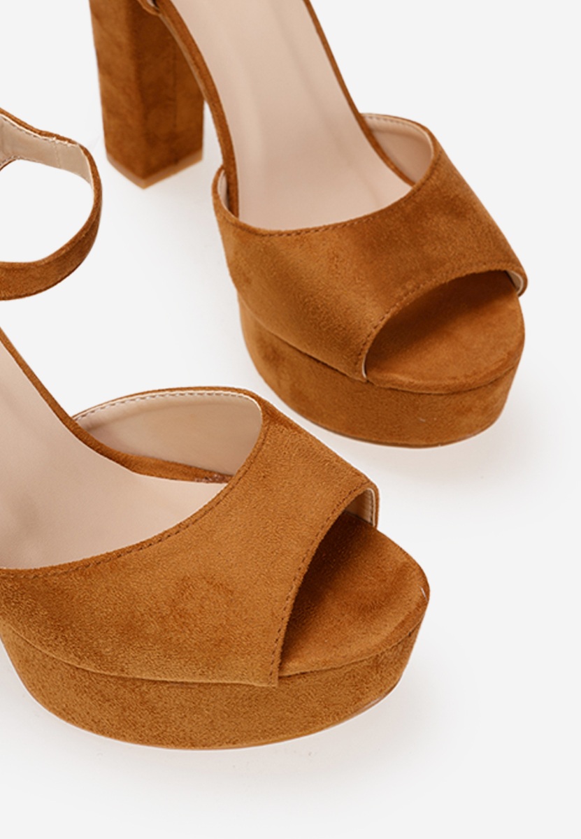 Sandales à talon  Anadia Camel