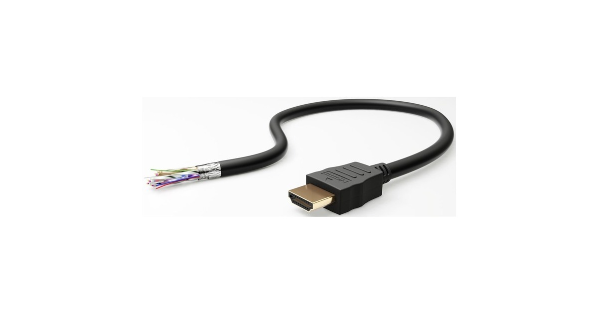 goobayUltra High-Speed HDMI 2.1 kabel met Ethernet  (Zwart, 3 meter)
