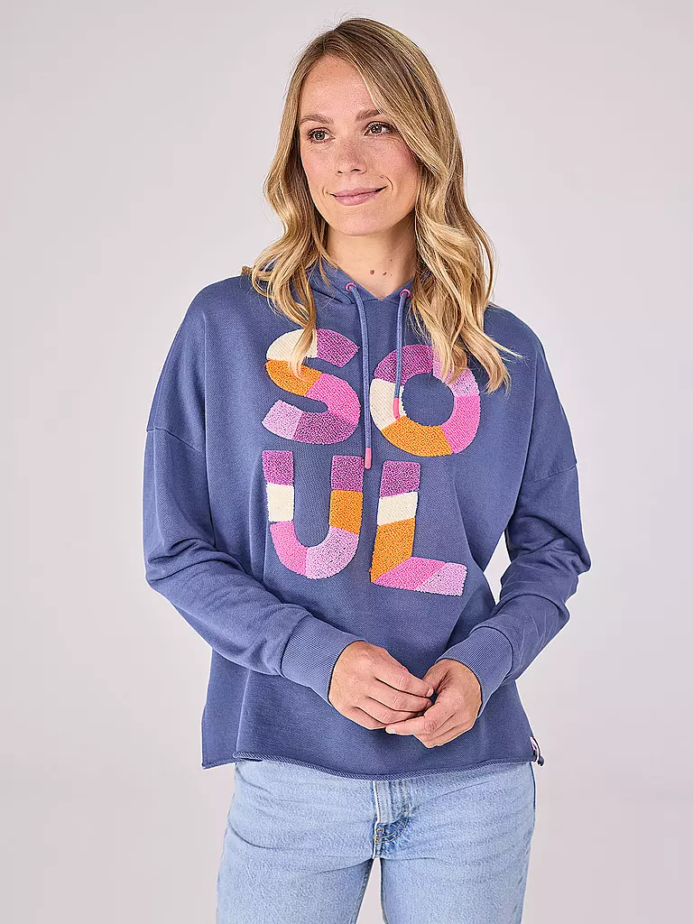 LIEBLINGSSTÜCK Kapuzensweater - Hoodie  blau