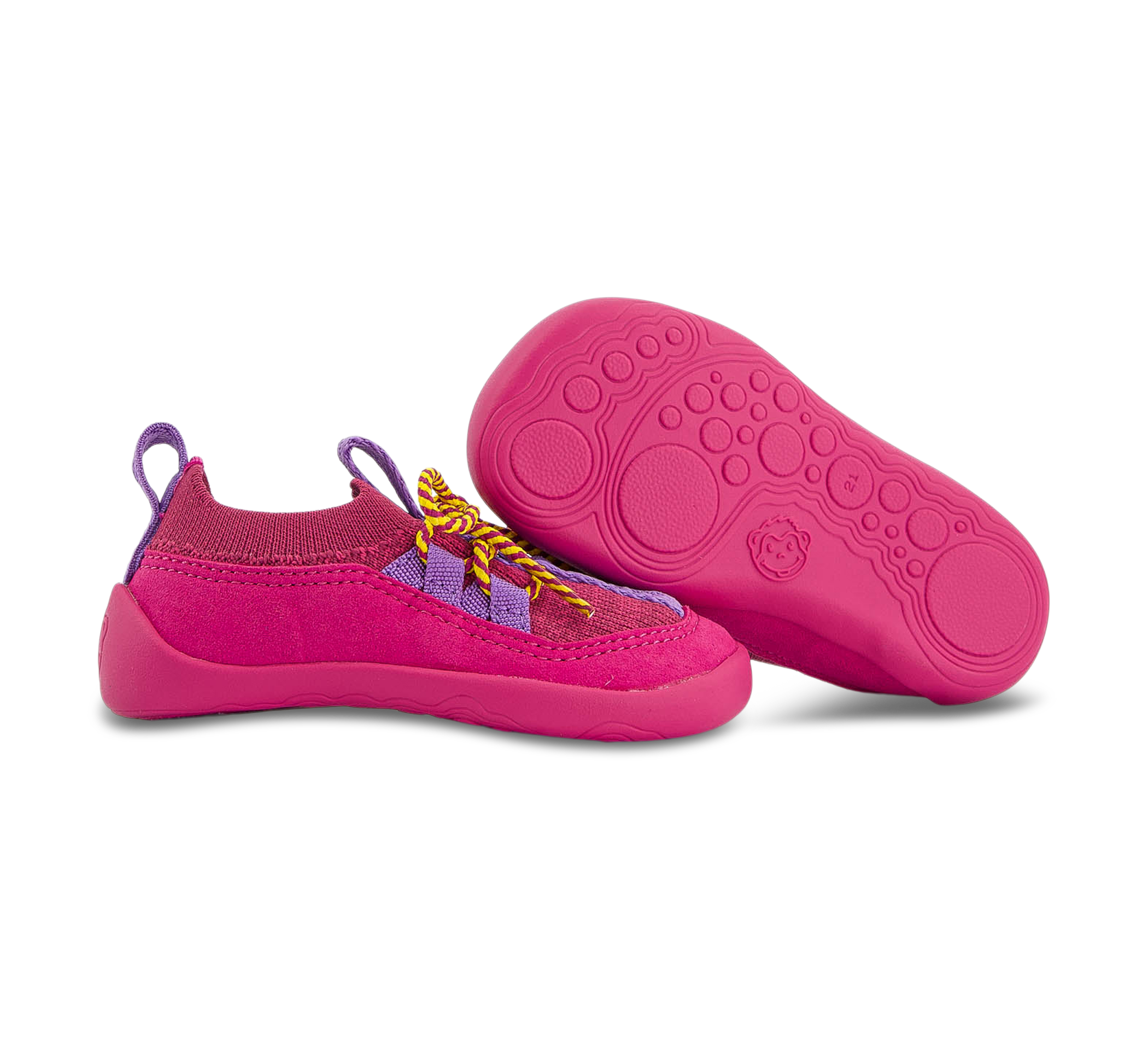Affenzahn Lauflerner Knit Walker Vogel pink
