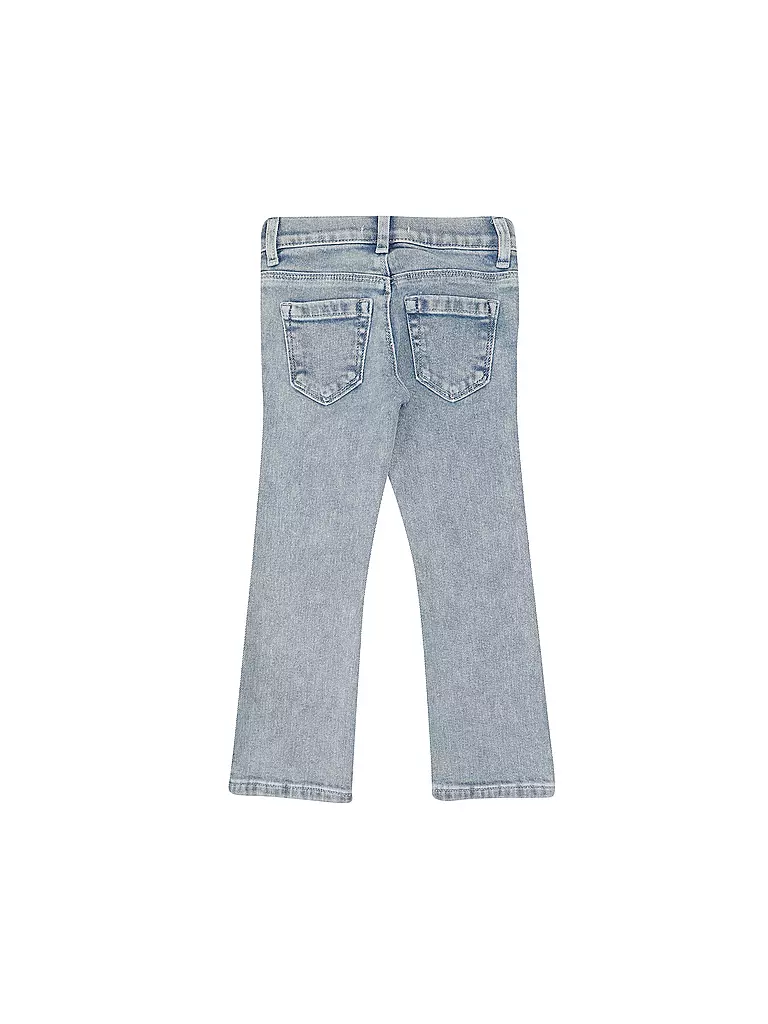 S.OLIVER Mädchen Jeans Flaered Fit  blau