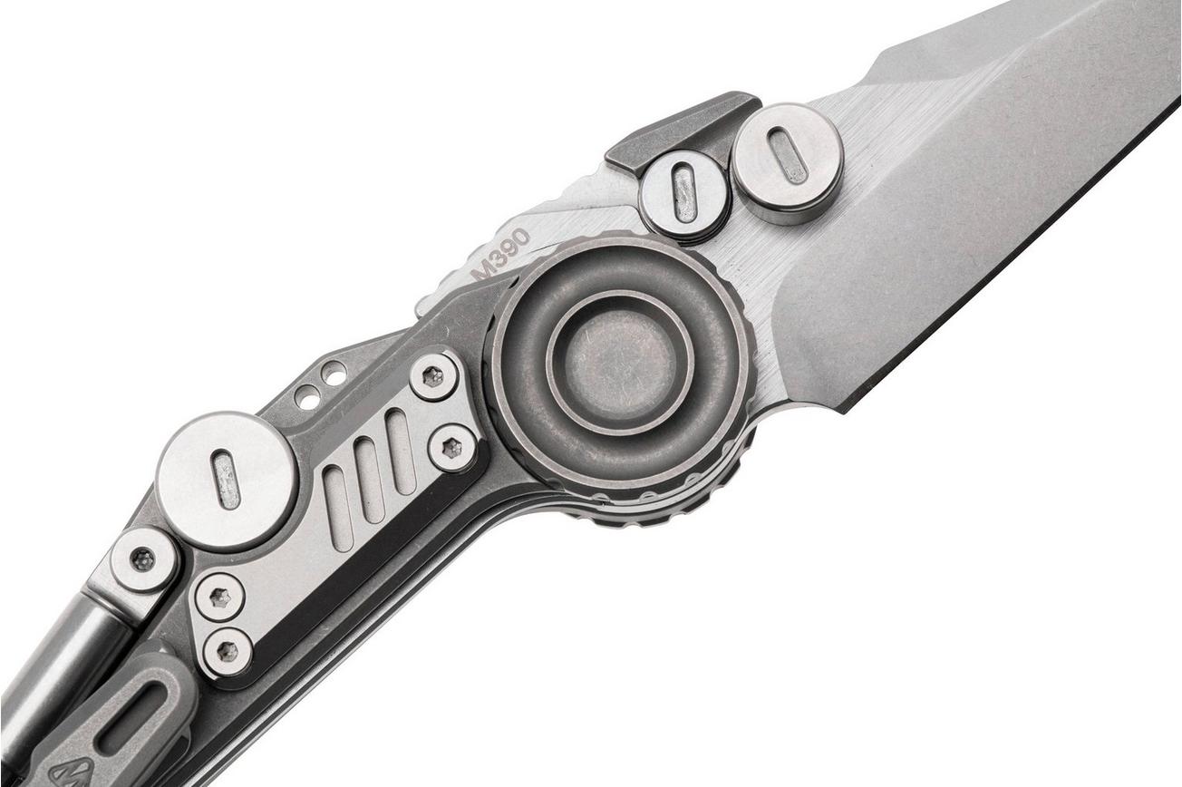 NOC Knives Shuukaku MT-1106 Two Tone M390, Titanium Grey Inlay, zakmes