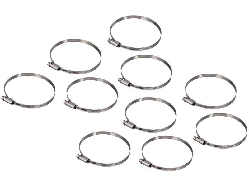 Xavax Schlauchschelle 90 - 110 mm, 10 Stück Universale Schelle für Küche und Haushalt