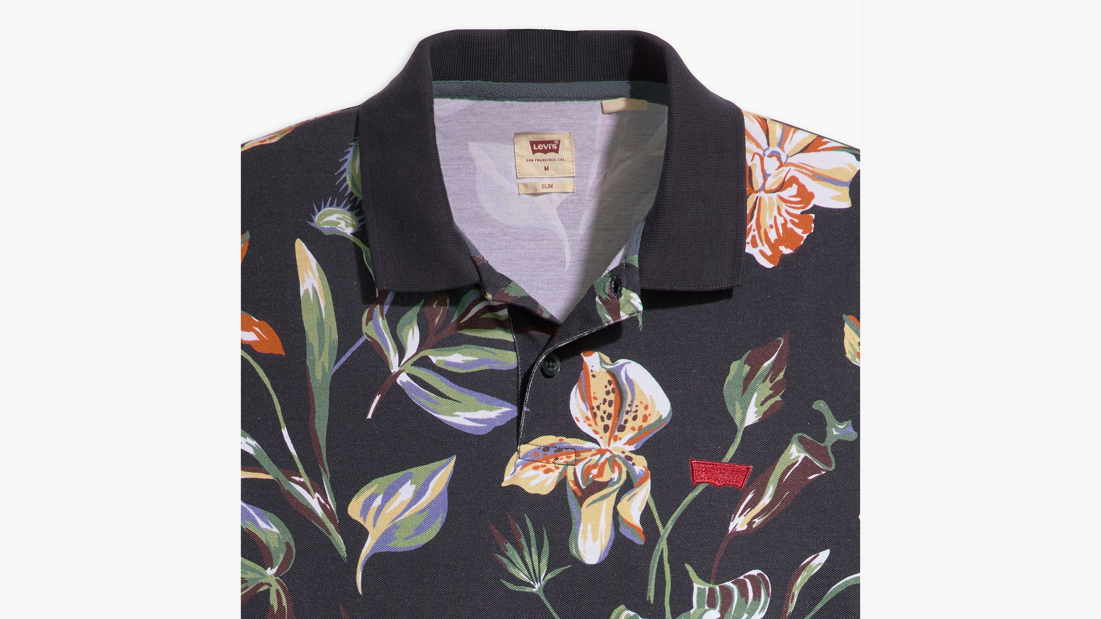 Polo slim Housemark - Nepenthe Floral Navy Blazer - Multicolore