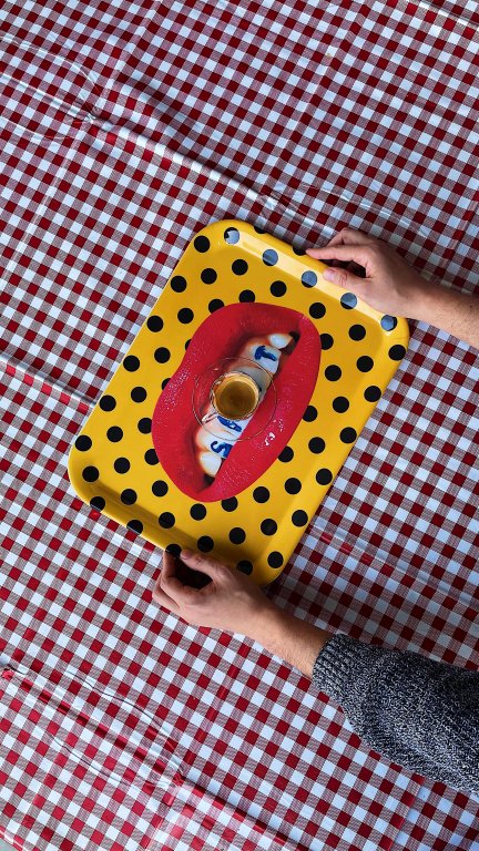 Seletti Toiletpaper dienblad Sea Girl