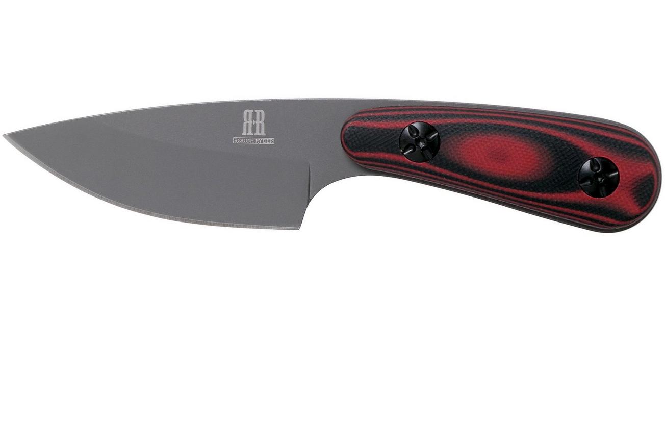 Rough Ryder Red Black G10 Fixed Blade RR2163 vaststaand mes